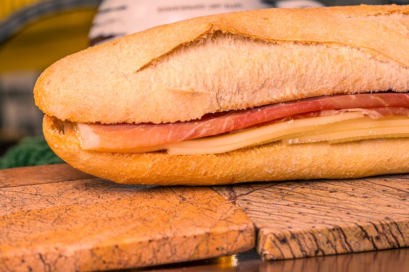 Hook & Ladder firehouse sub with smoked turkey and honey ham