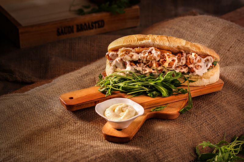 Chipotle Chicken firehouse sub with crispy chicken
